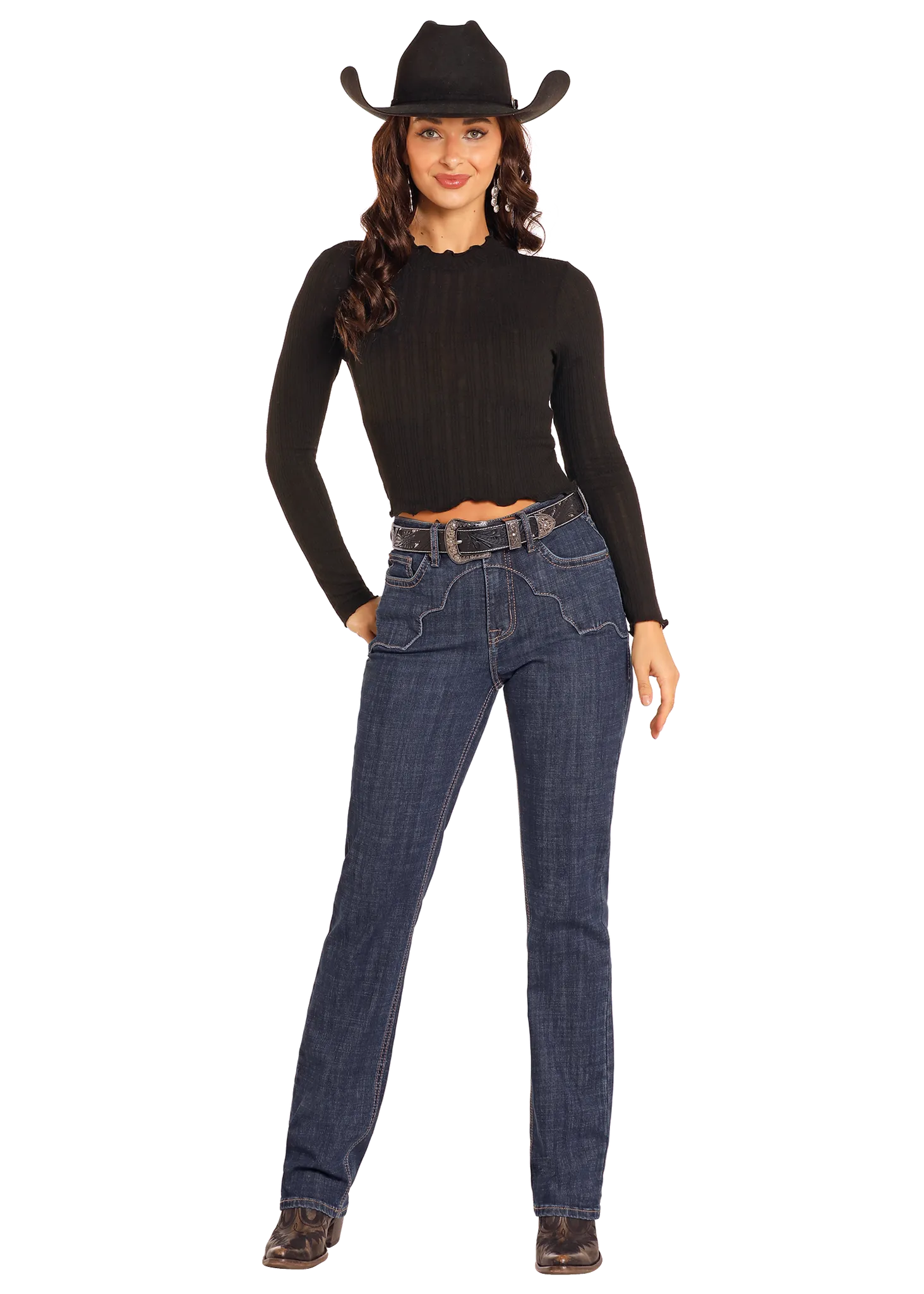 ROCK & ROLL DENIM HIGH RISE MODERATE BOOT CUT JEAN