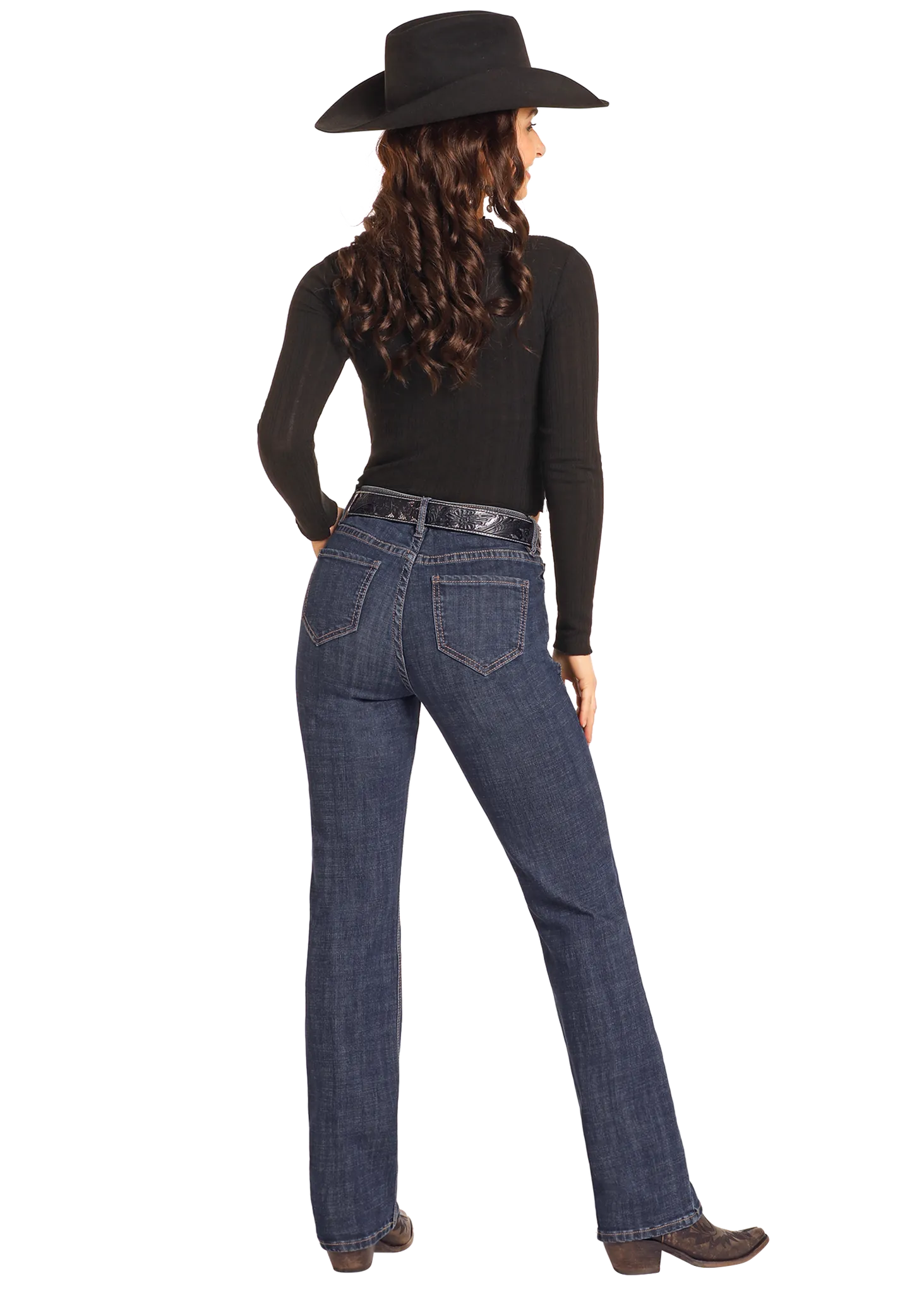 ROCK & ROLL DENIM HIGH RISE MODERATE BOOT CUT JEAN