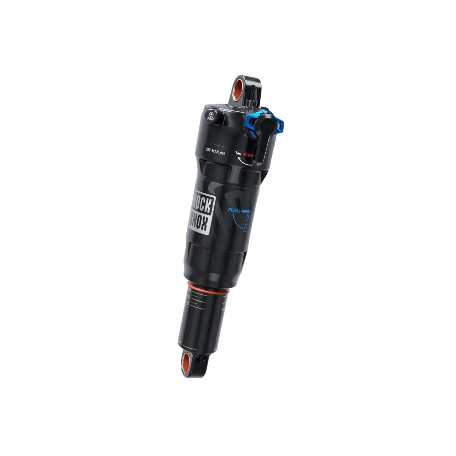 Rockshox Deluxe Ult RCT 205X50 LinReb/LowComp,380lb Lockout, Trun Std