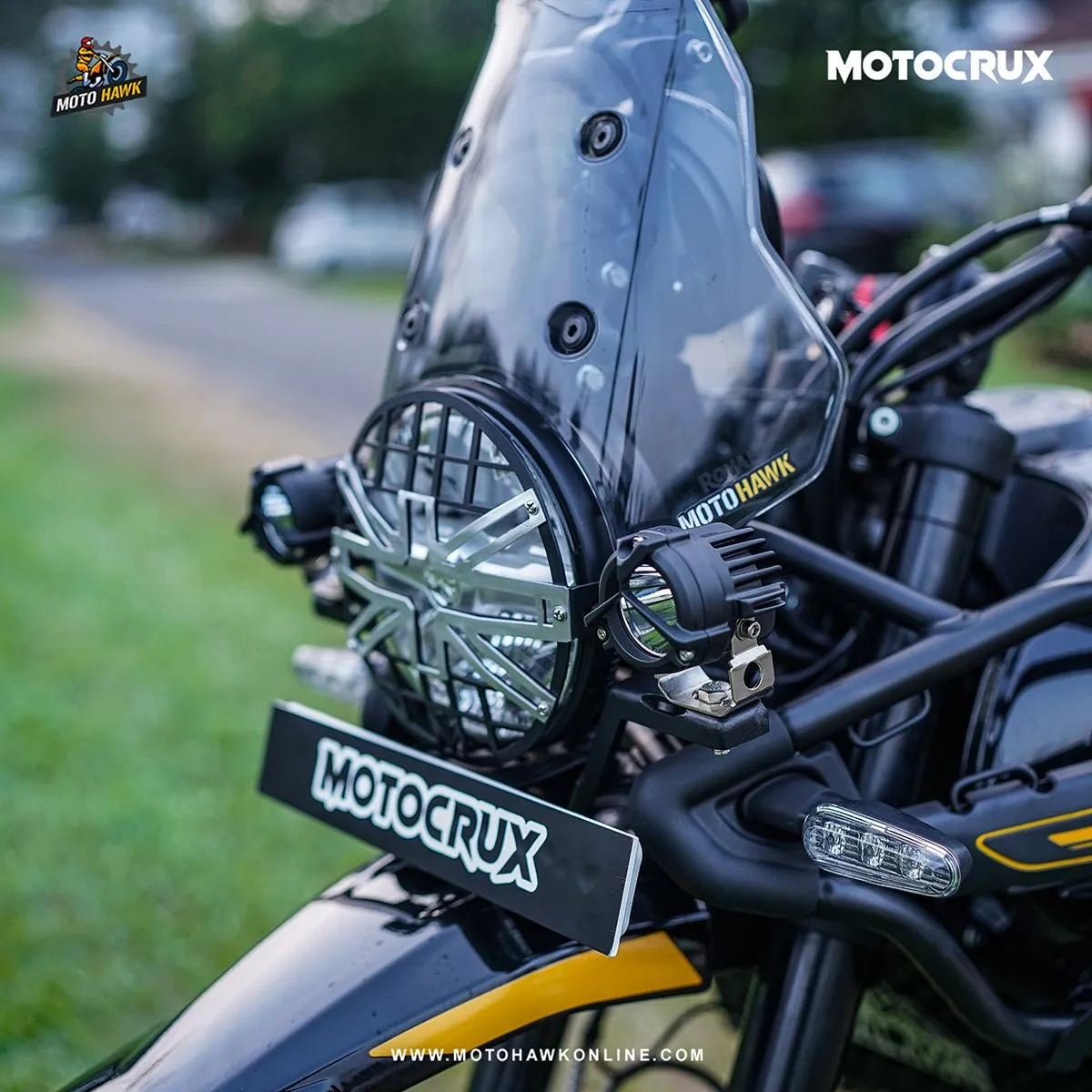 Royal Enfield Himalayan 450 - MOTOCRUX  Fog Light Clamp