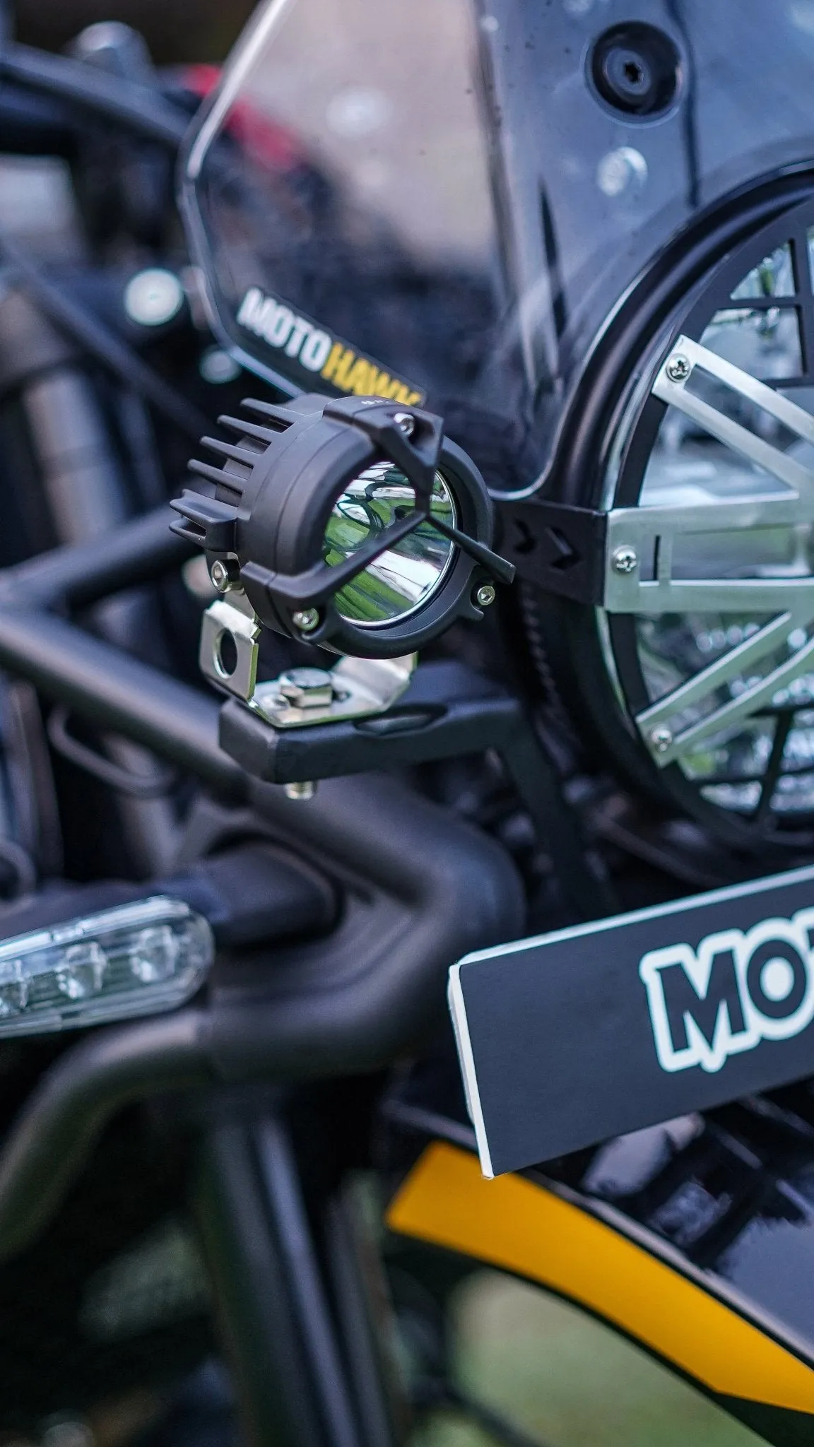 Royal Enfield Himalayan 450 - MOTOCRUX  Fog Light Clamp