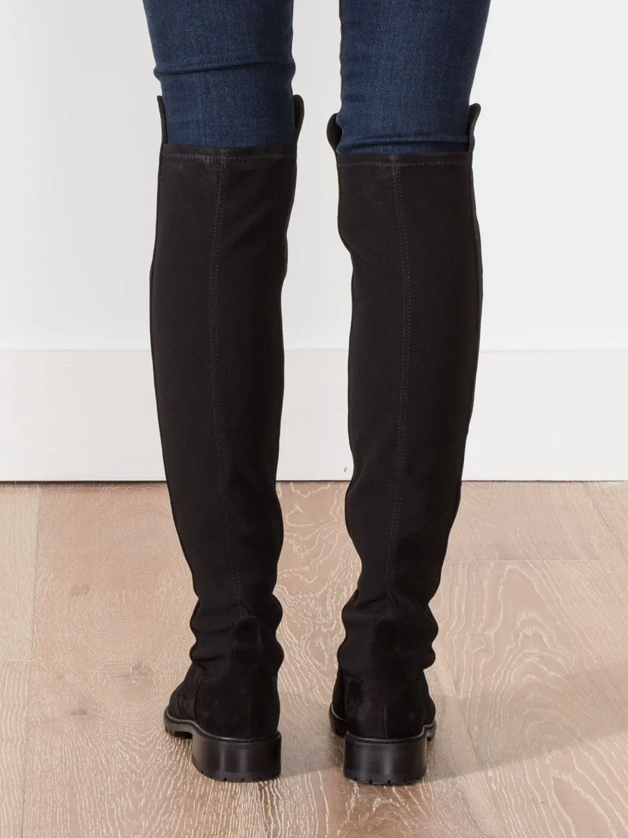 schizo boot - black suede