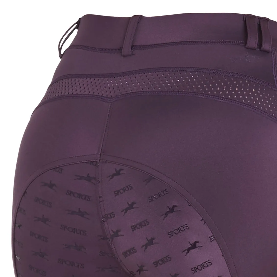 Schockemohle Air Pocket Riding Tights Mauve