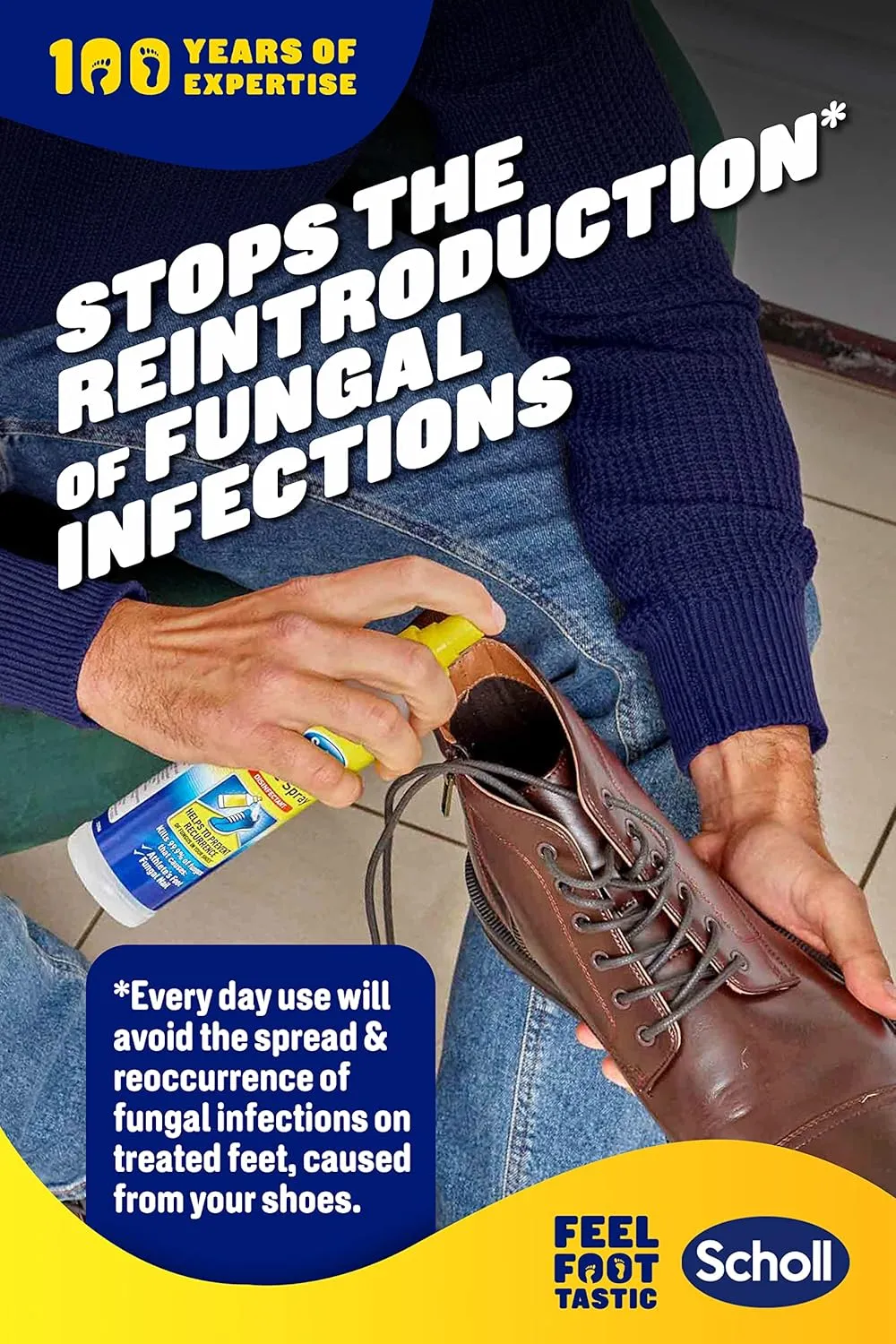 Scholl Antifungal Shoe Spray - 250ml
