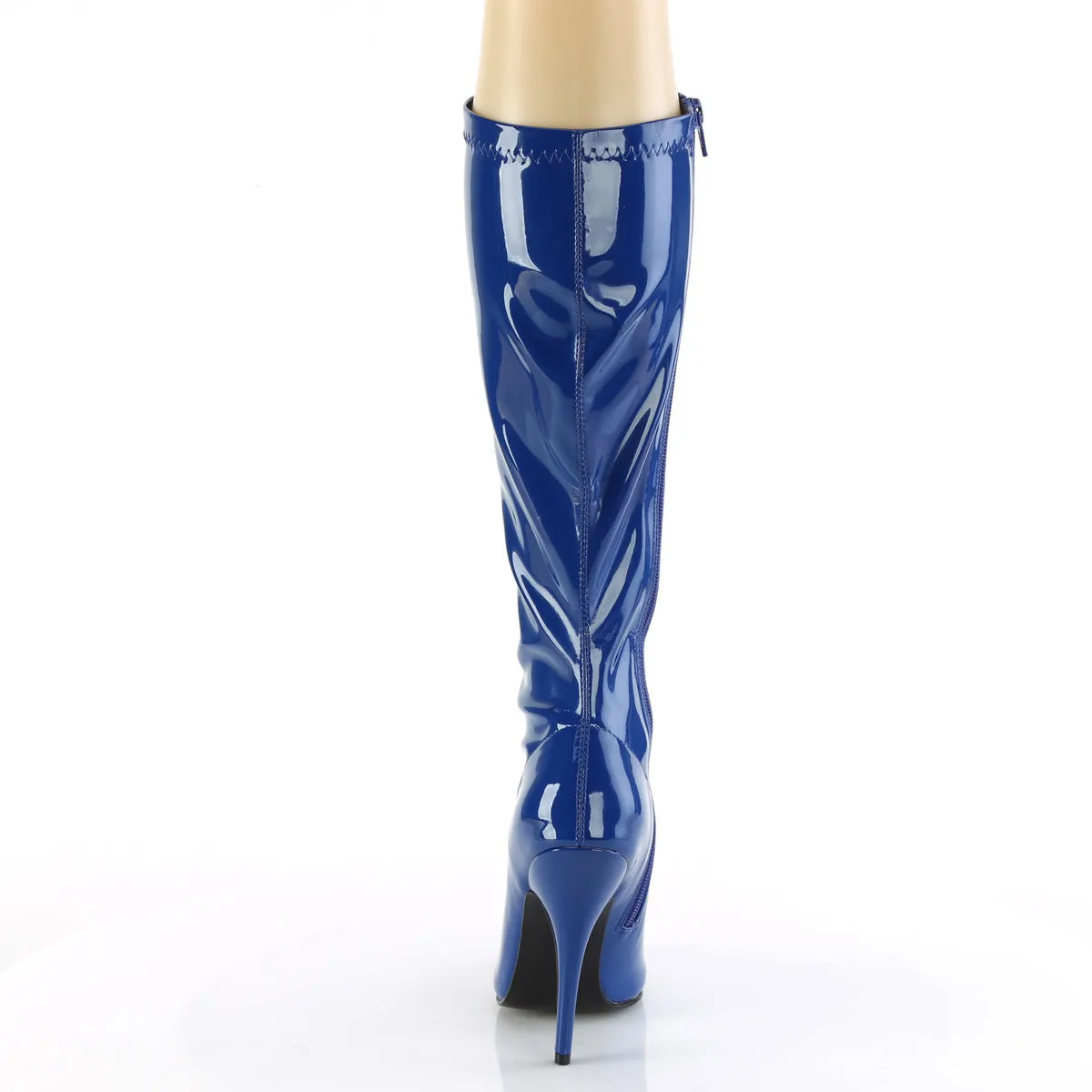 SEDUCE-2000  Navy Blue Stretch Patent