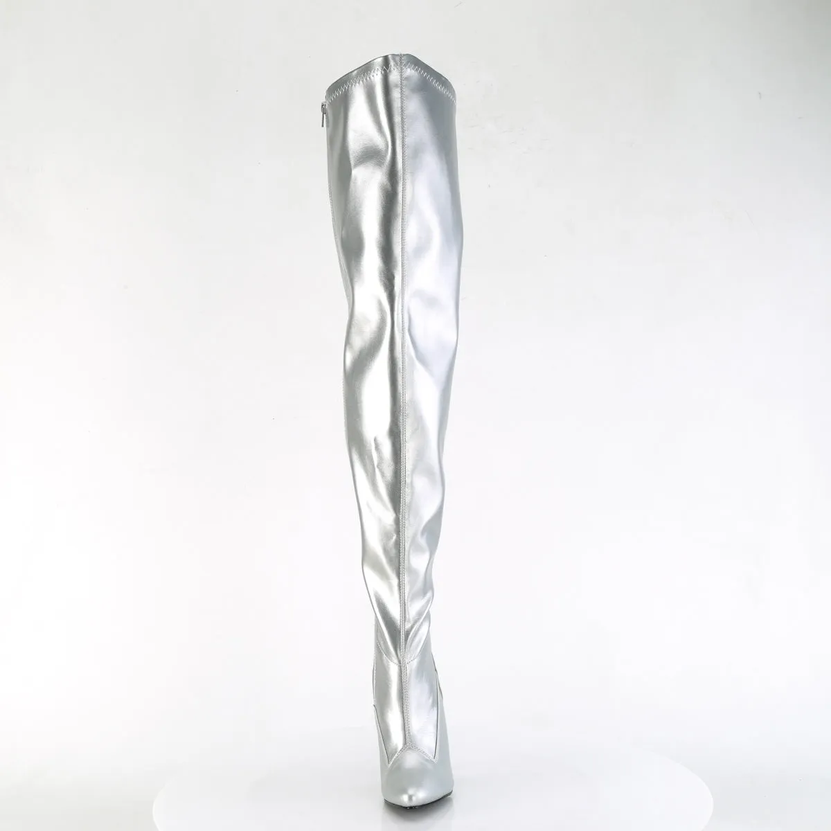 SEDUCE-3000WC  Silver Stretch Metallic Pu