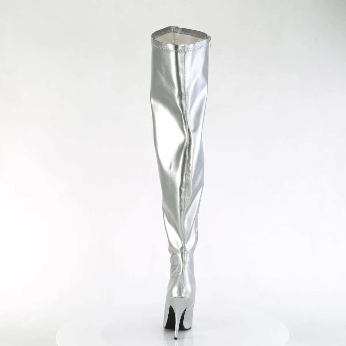 SEDUCE-3000WC  Silver Stretch Metallic Pu