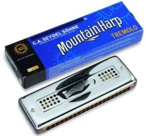 Seydel MOUNTAIN HARP Tremolo Harmonica Key of C/G  Discontinued