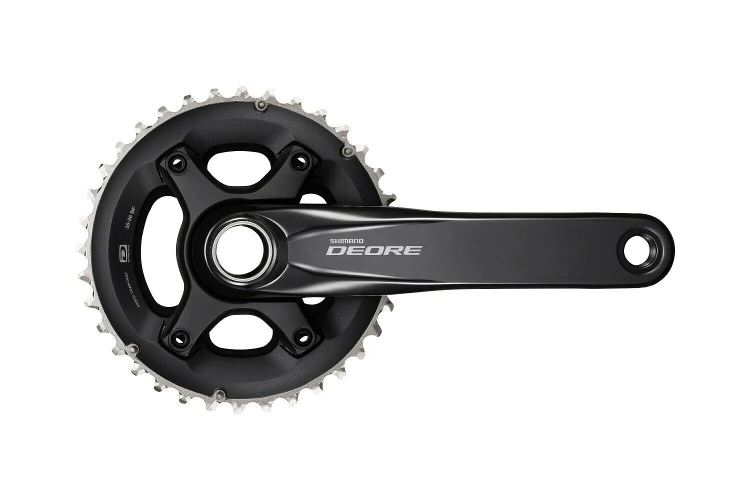 Shimano FC-M6000 Deore 10 Speed Chainset - 36-26T - 175mm Crank Arm