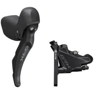 SHIMANO ST-RX600 GRX 2-SPEED STI BLED WITH BR-RX400 FLAT MOUNT CALLIPER, LEFT REAR