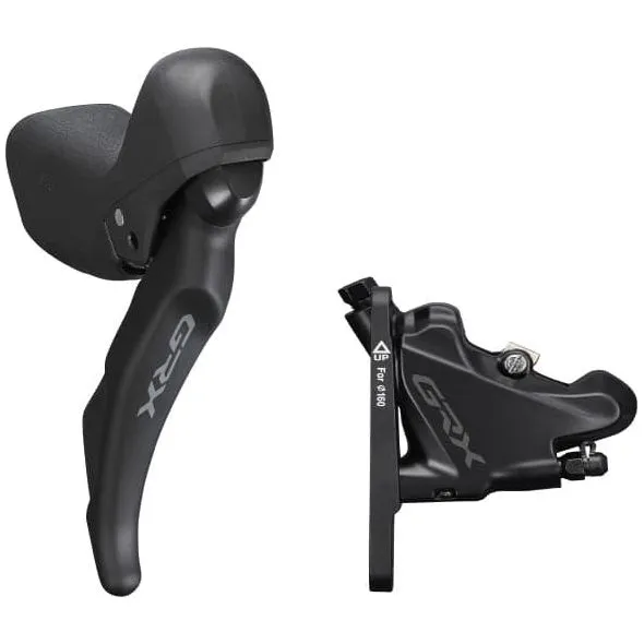 SHIMANO ST-RX600 GRX 2-SPEED STI BLED WITH BR-RX400 FLAT MOUNT CALLIPER, LEFT REAR