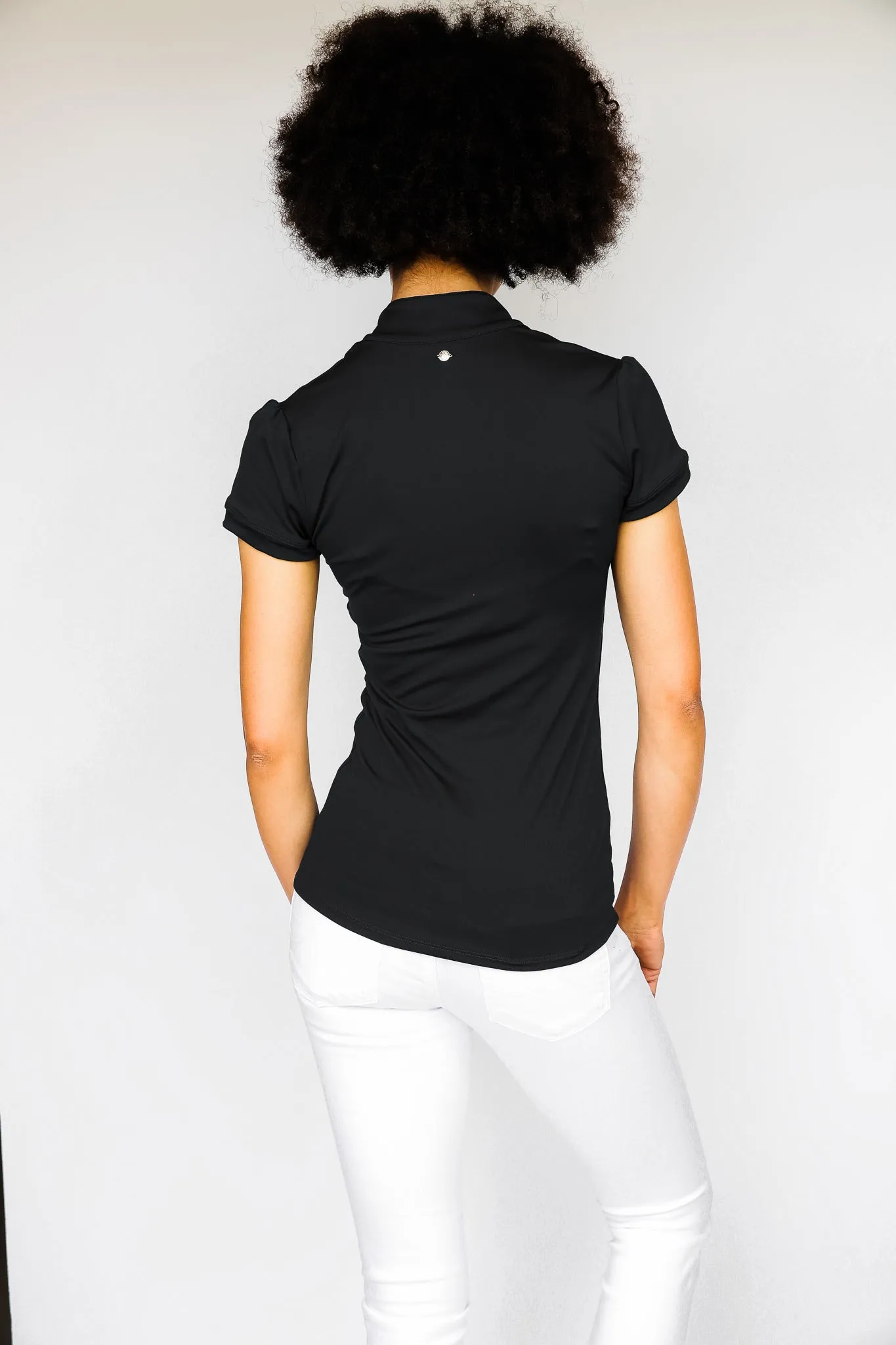 Short Sleeve Gianna Shirt - Black