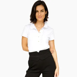 Short Sleeve Isabelle Shirt - Arctic White