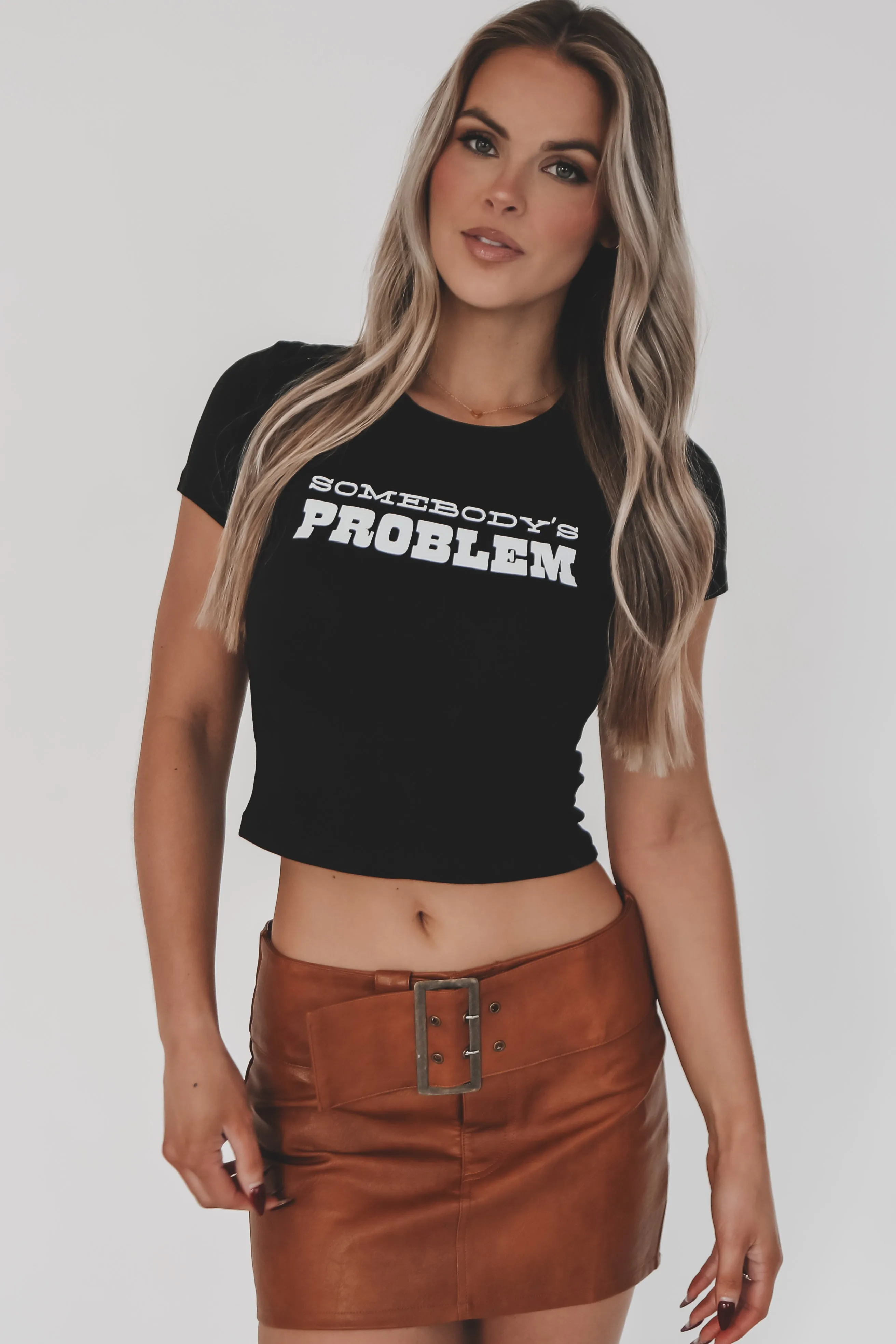 Somebody’s Problem Babydoll Tee