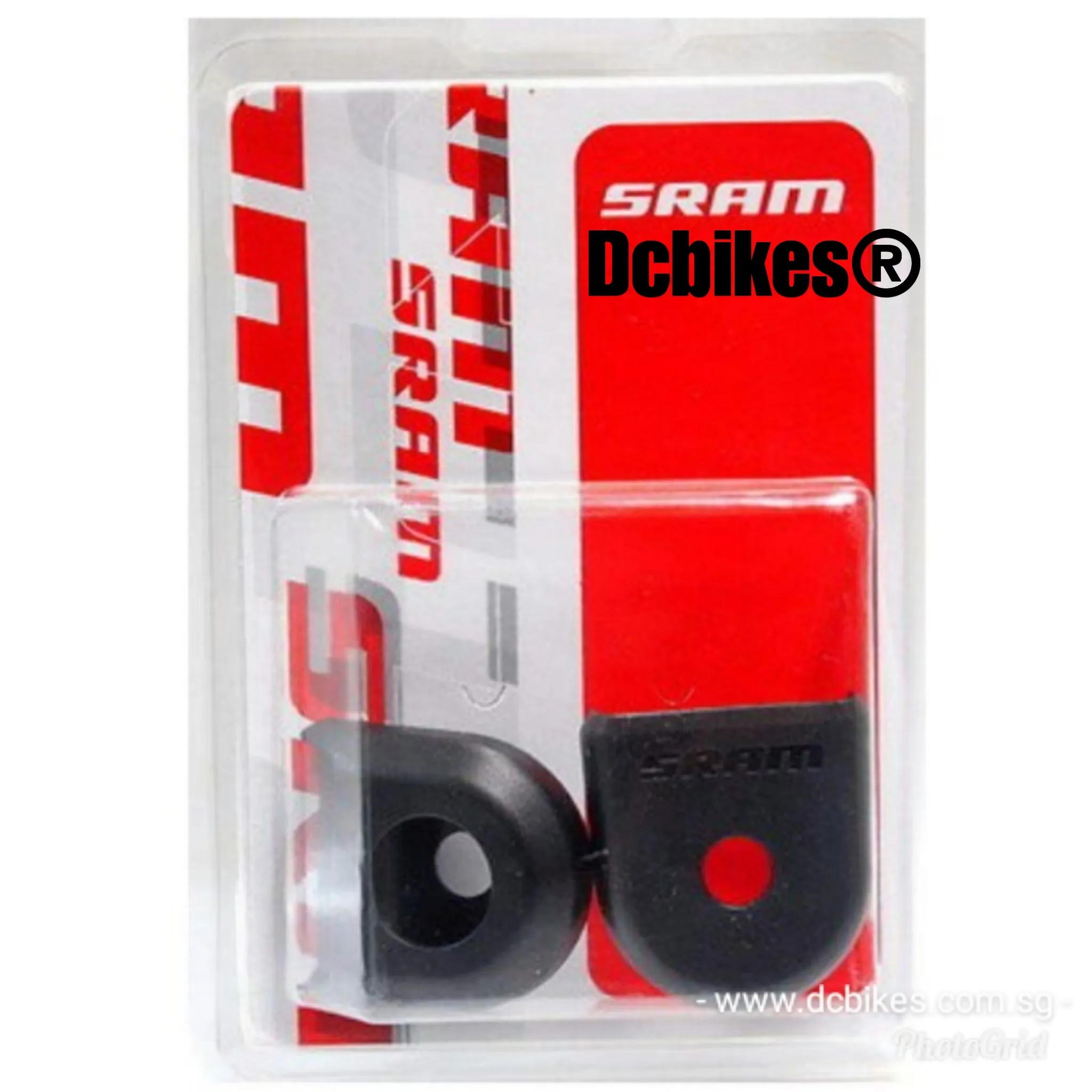 Sram Black MTB Road Crank Arm Carbon | Aluminum Plastic Boot Protectors (2 Pieces)