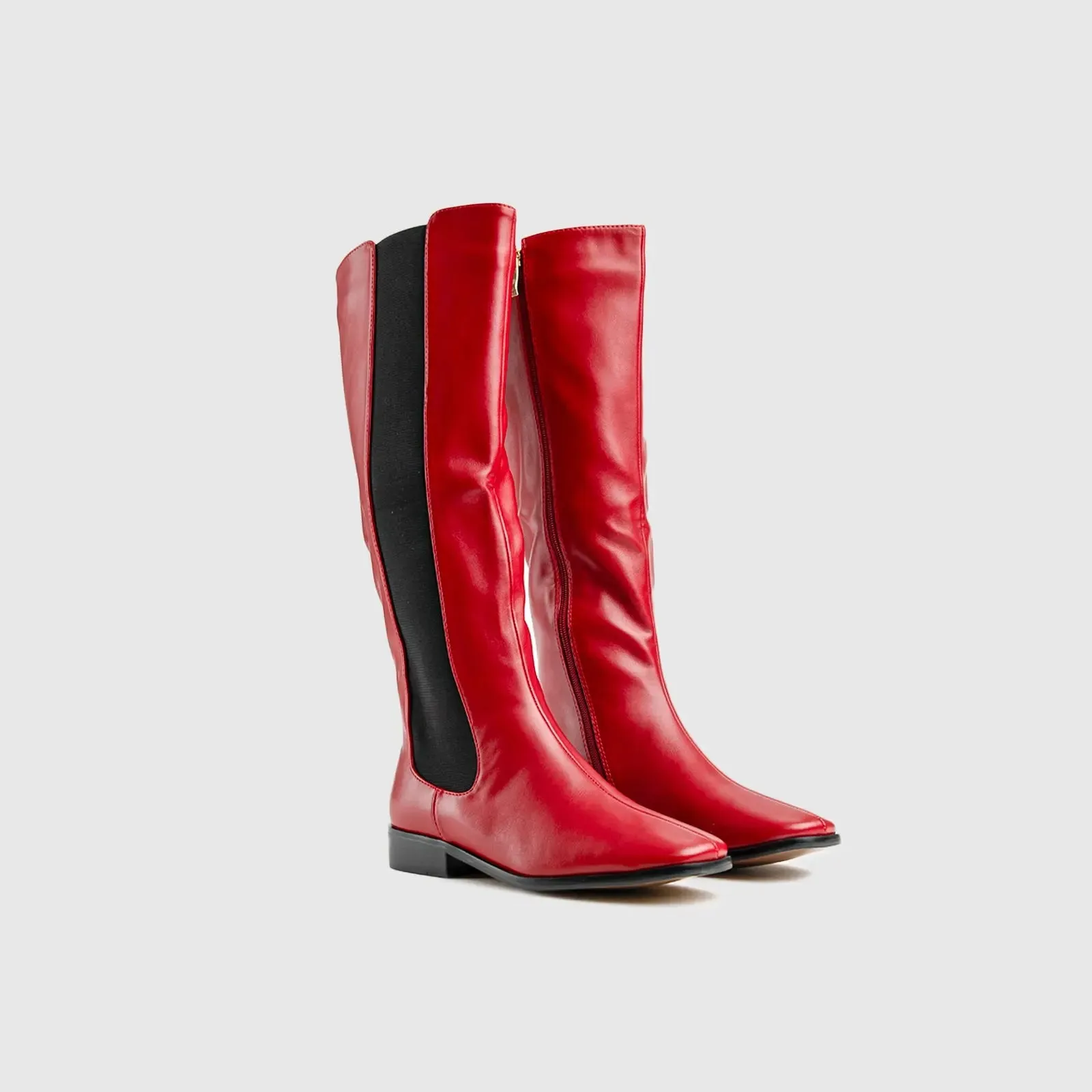 Statement Rider Boot Black/Red Car028