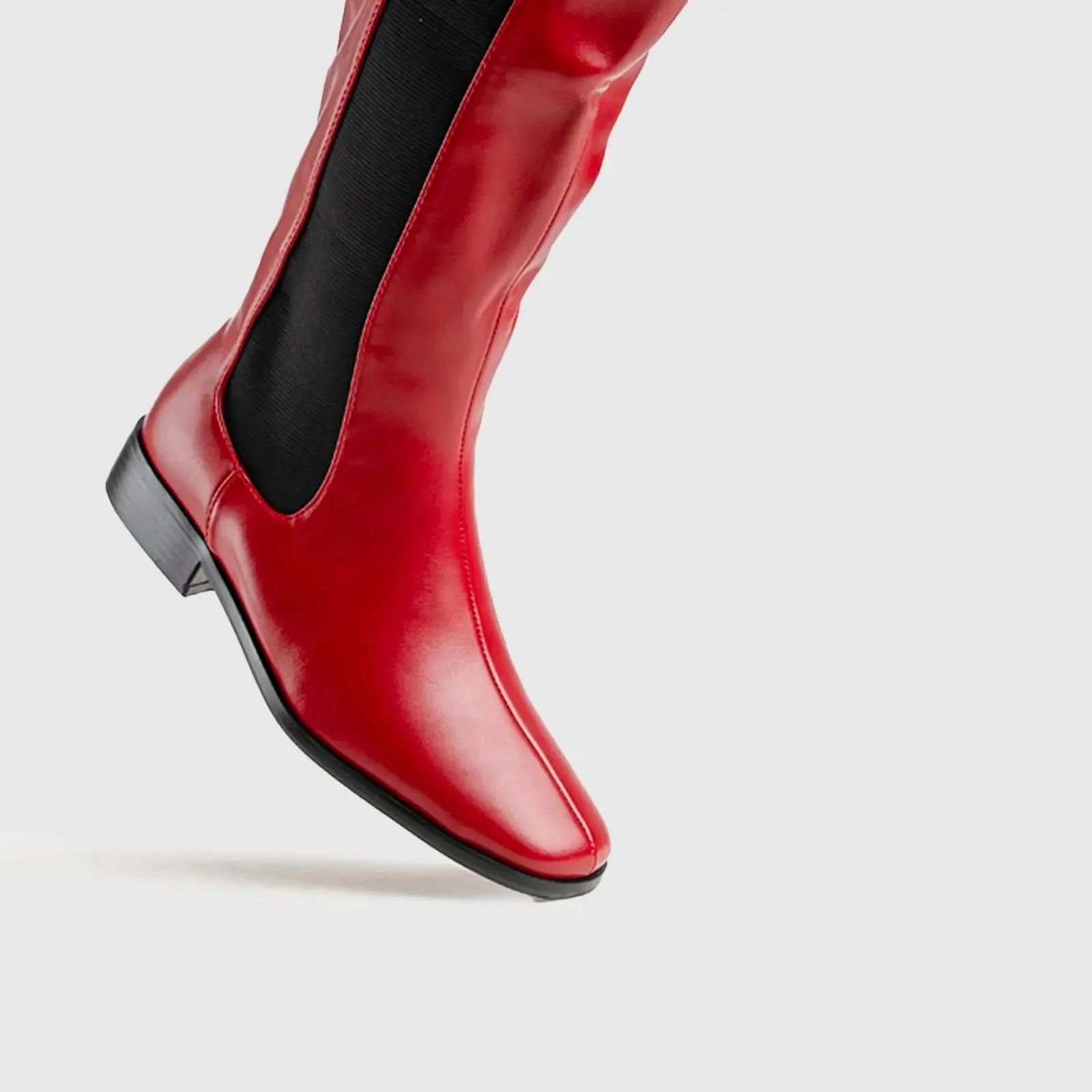 Statement Rider Boot Black/Red Car028