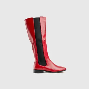 Statement Rider Boot Black/Red Car028