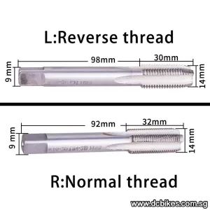 Stripped Crank Arm Pedal Loose Thread Tapping | Rethread Bolts Repair Tools