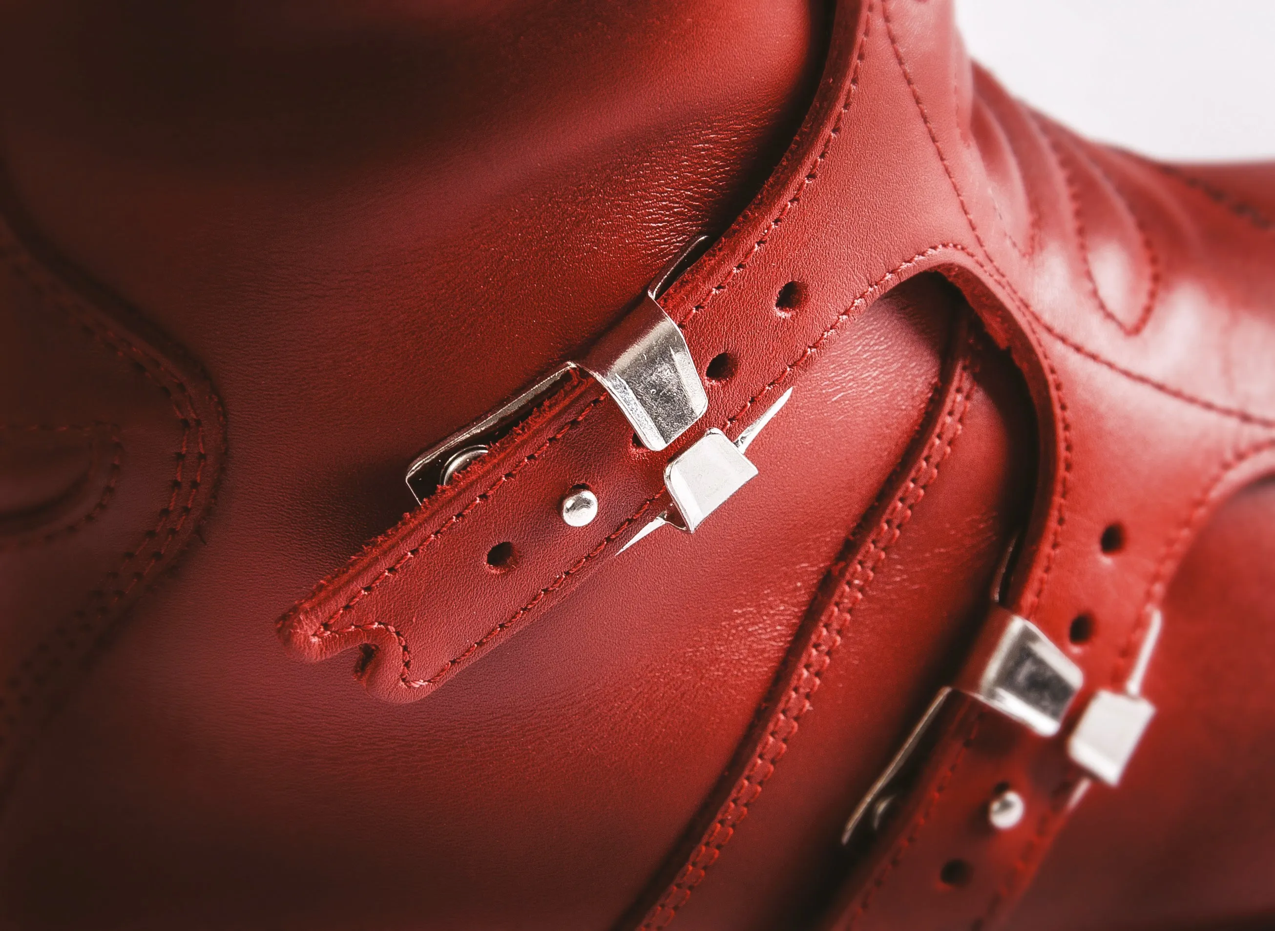 Stylmartin Continental Red Motorcycle Riding Boots