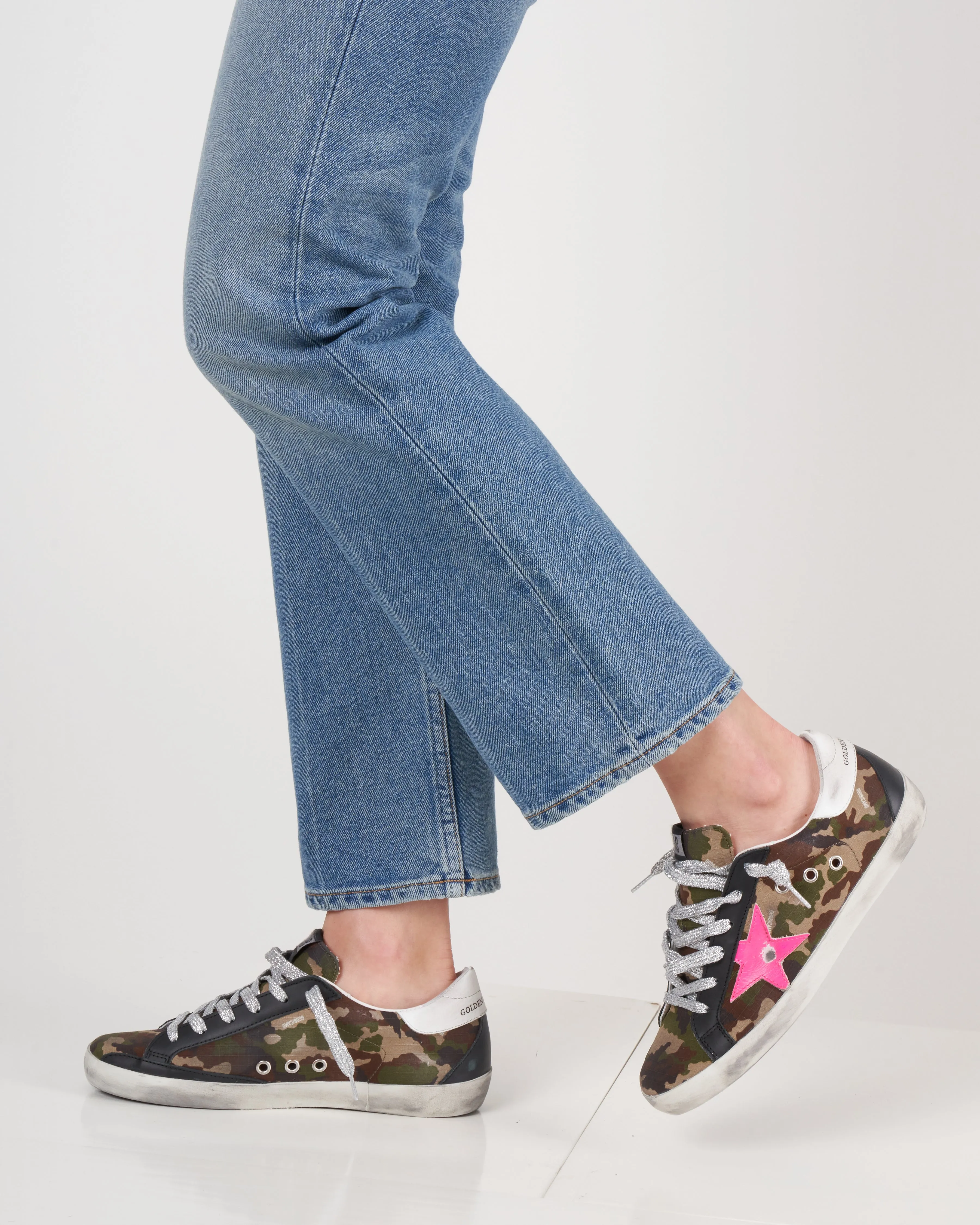 superstar sneaker - green camouflage