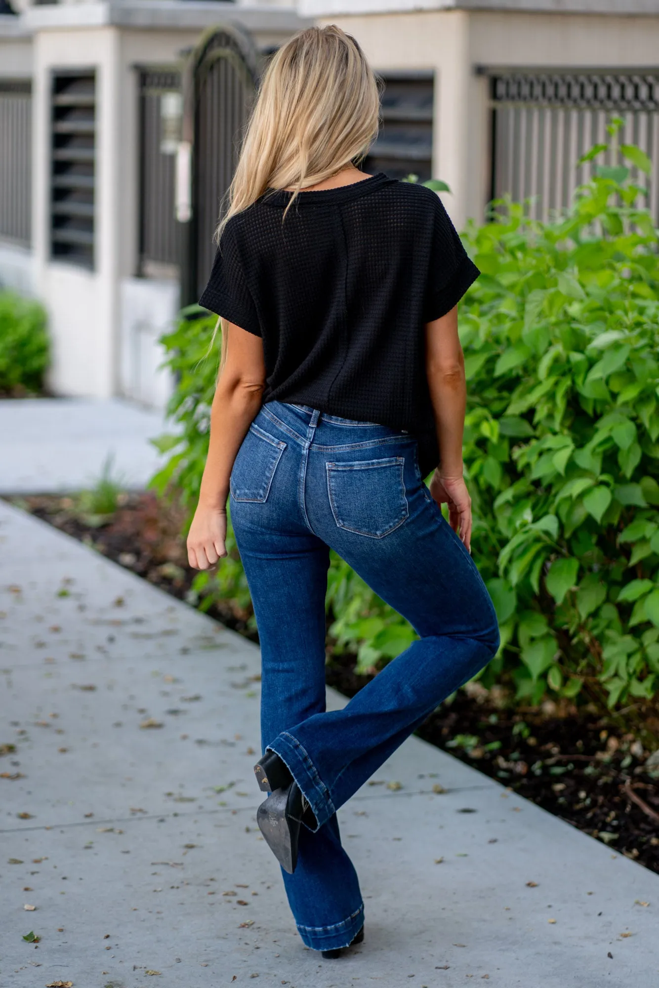 Sustainability High Rise Trouser Fit Boot Cut
