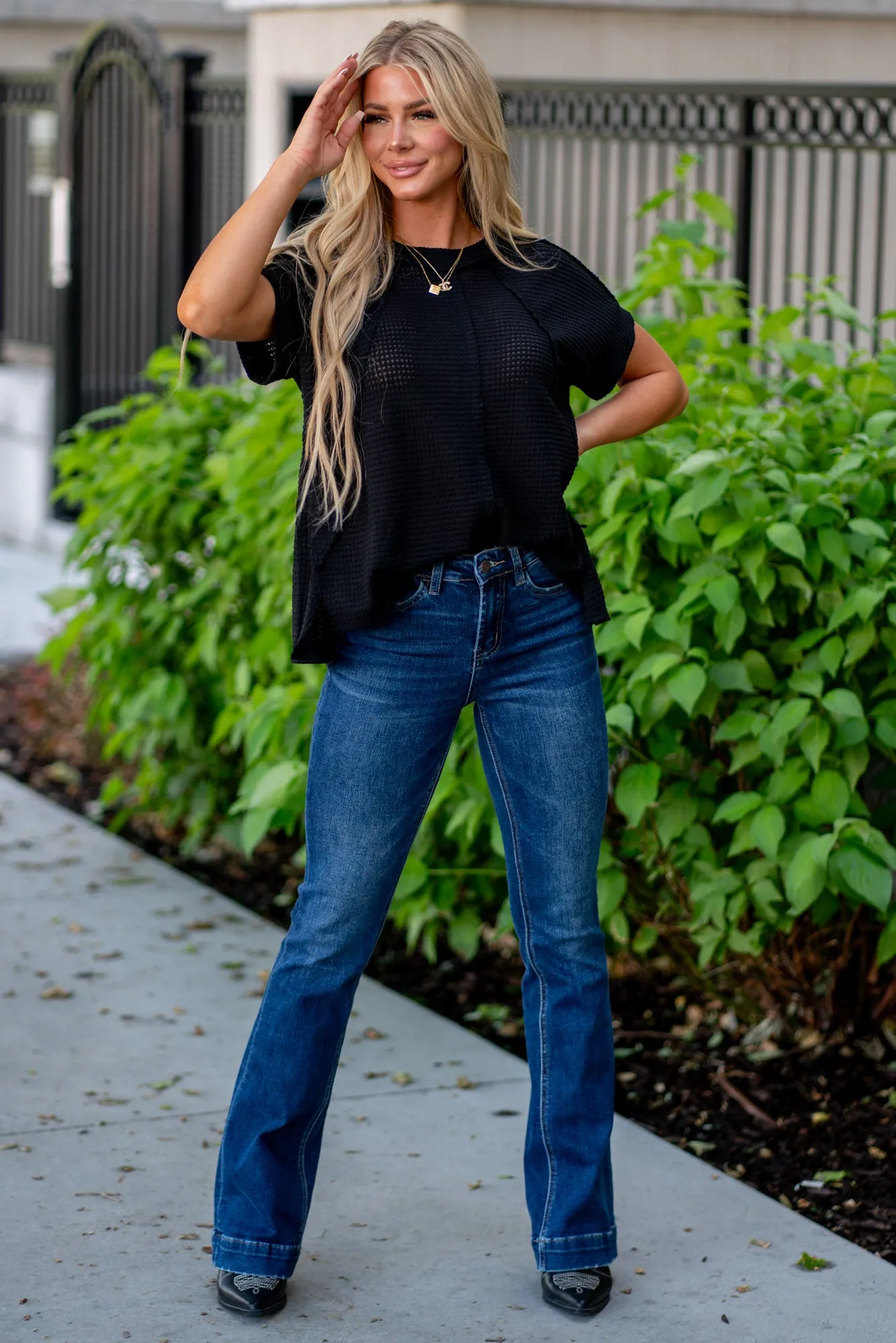 Sustainability High Rise Trouser Fit Boot Cut