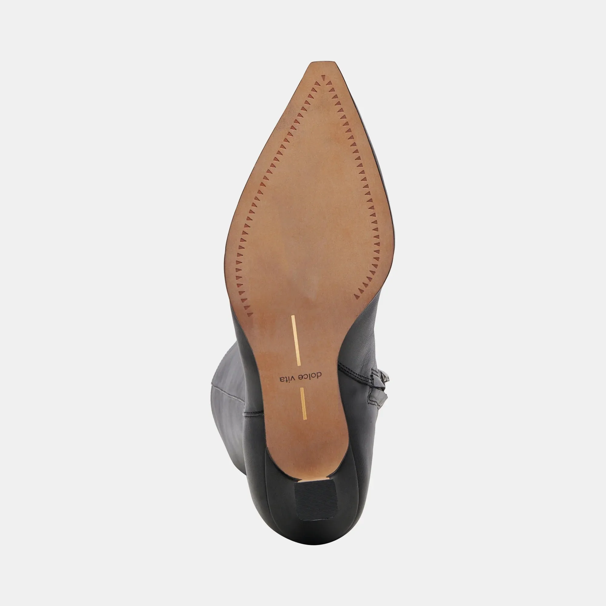 The Auggie Boots by Dolce Vita - Black Leather