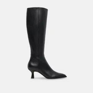 The Auggie Boots by Dolce Vita - Black Leather