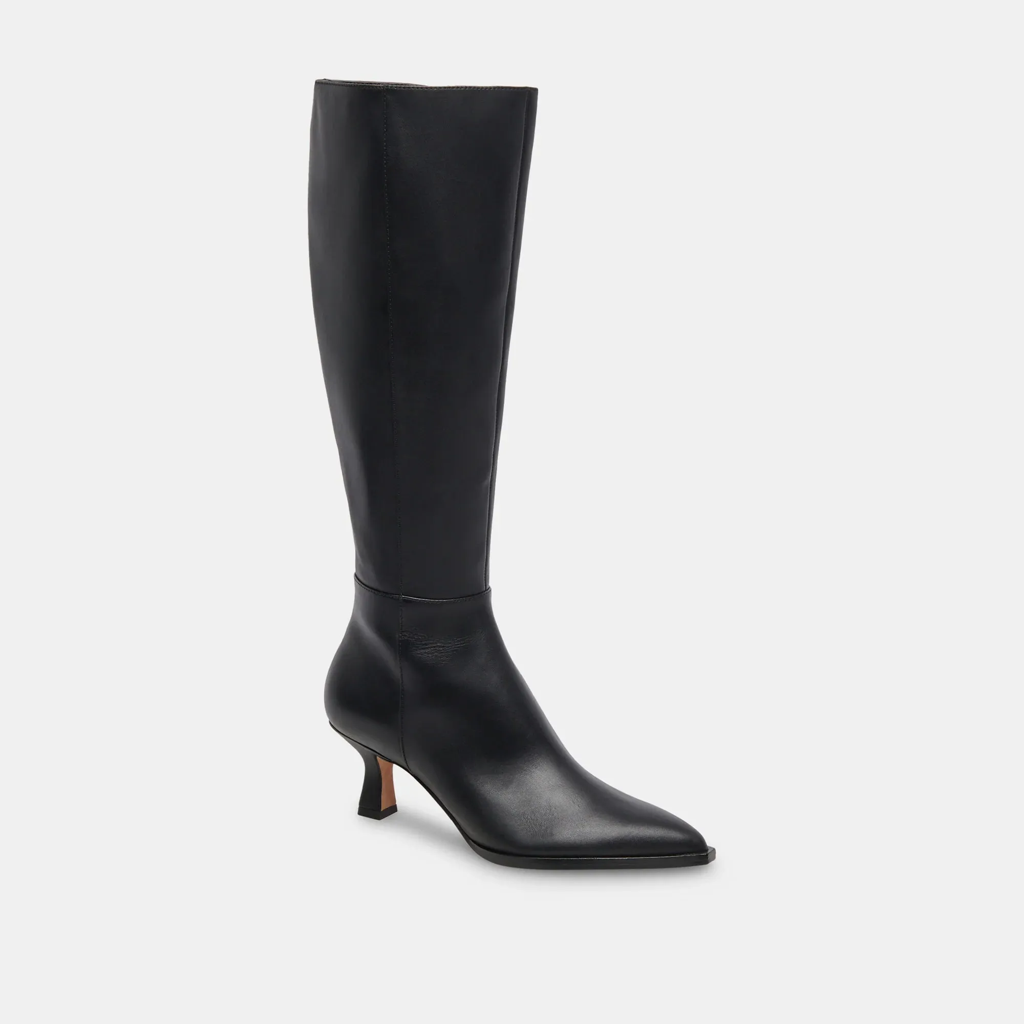 The Auggie Boots by Dolce Vita - Black Leather