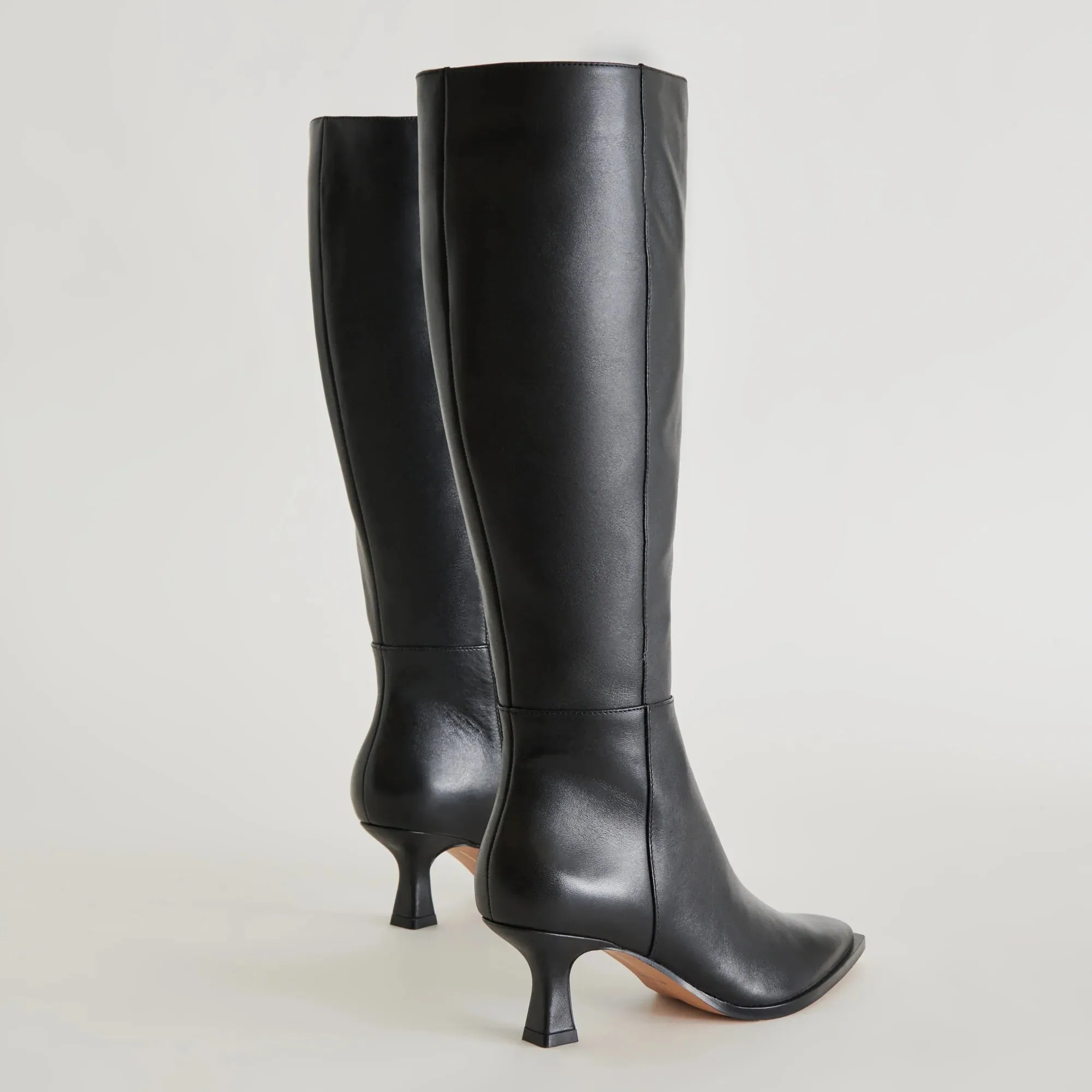 The Auggie Boots by Dolce Vita - Black Leather
