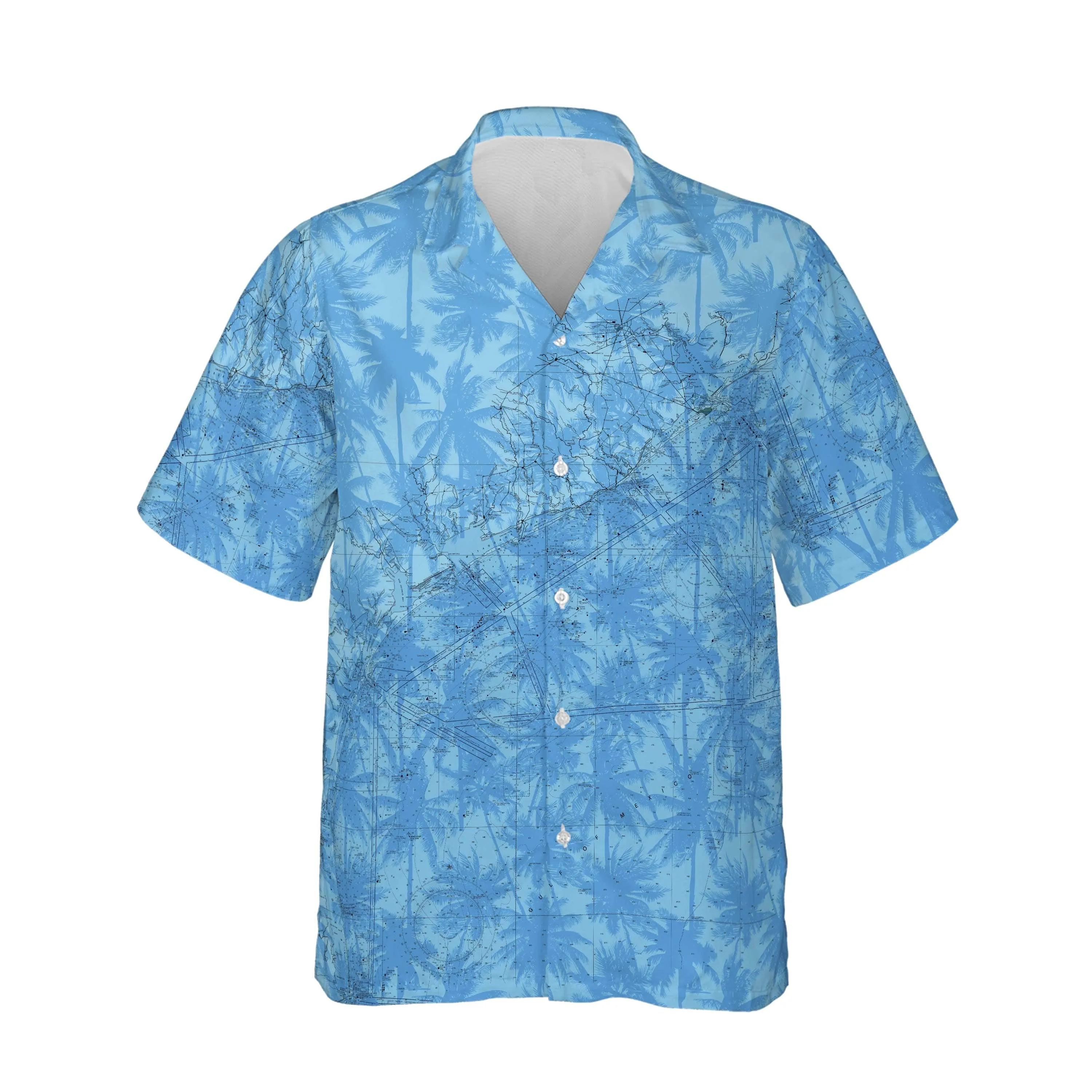 The Galveston to Corpus Christi Cocktail Hour Blues Camp Shirt