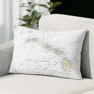 The Hawaiian Islands Rectangle Pillow Cover
