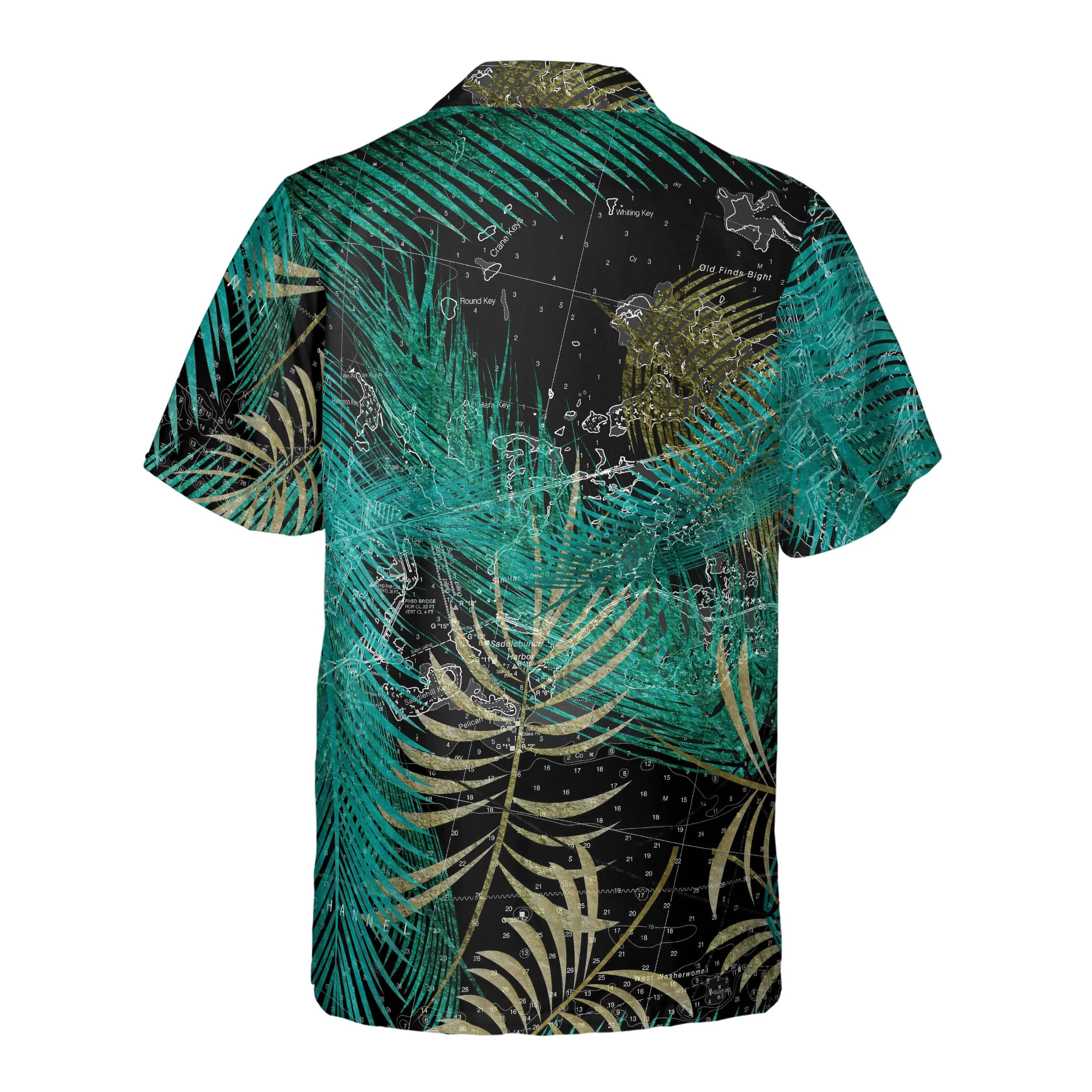The Key West Midnight Flowers Pocket Shirt