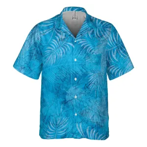 The Seattle and Bainbridge Area Blue Flowers Pocket Shirt