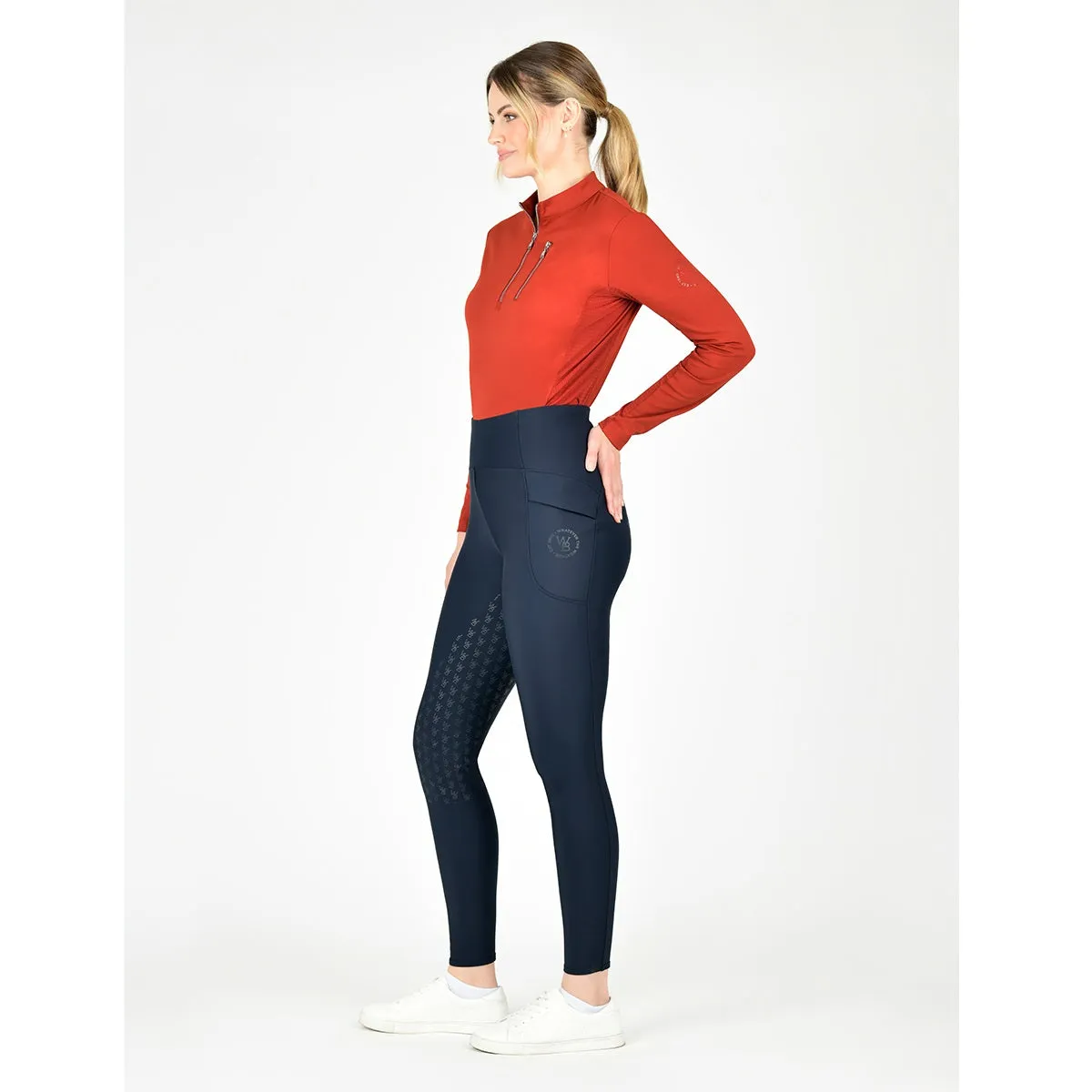 Thermal Riding Tights - Sky Captain