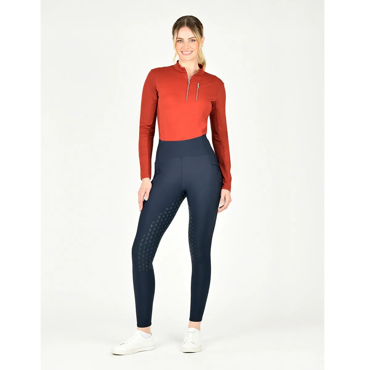 Thermal Riding Tights - Sky Captain