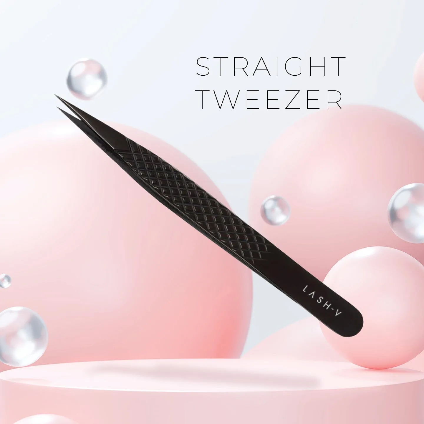 Titanium Eyelash Tweezers - 5x Pack Combo