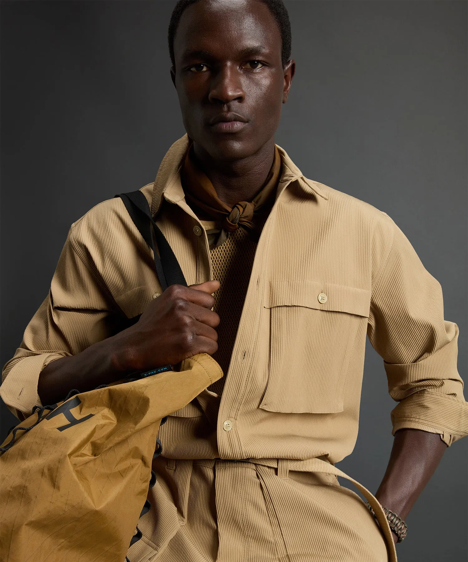 Todd Snyder x Woolrich Tech Cord Set in Beige