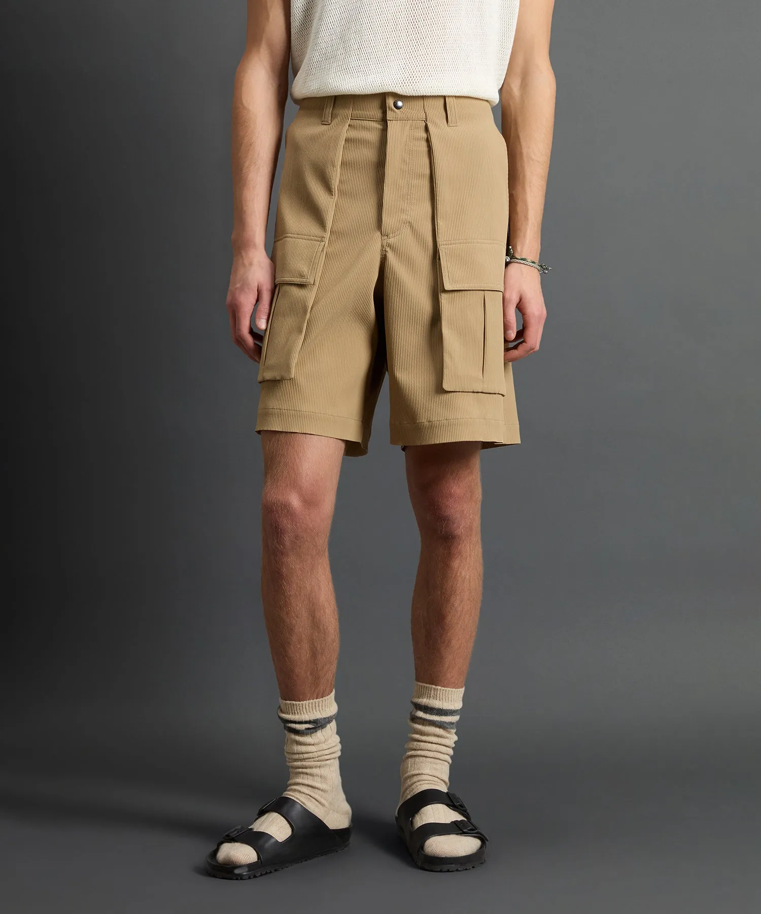 Todd Snyder x Woolrich Tech Cord Set in Beige