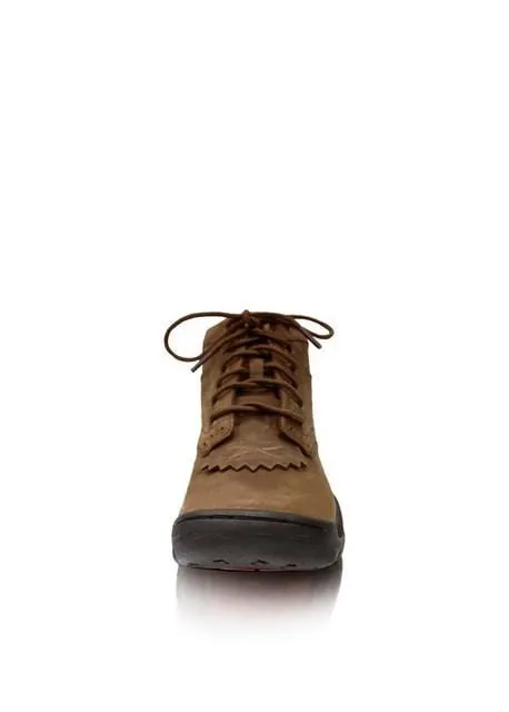 Twisted X Womens All Round Lace Up Boots Distressed Saddle