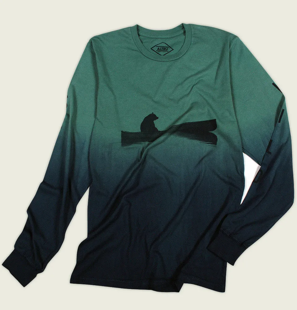 UP A CREEK DIP DYE Long Sleeve Unisex Shirt