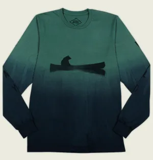 UP A CREEK DIP DYE Long Sleeve Unisex Shirt