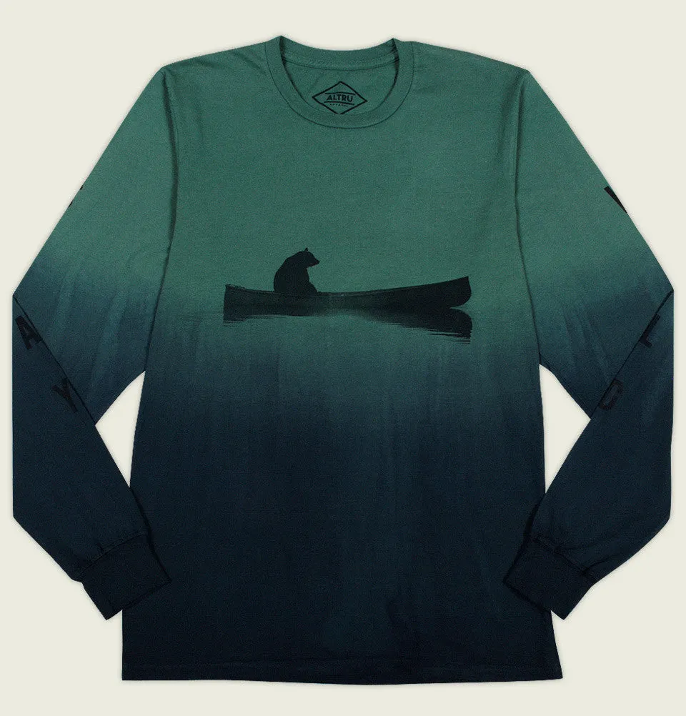 UP A CREEK DIP DYE Long Sleeve Unisex Shirt