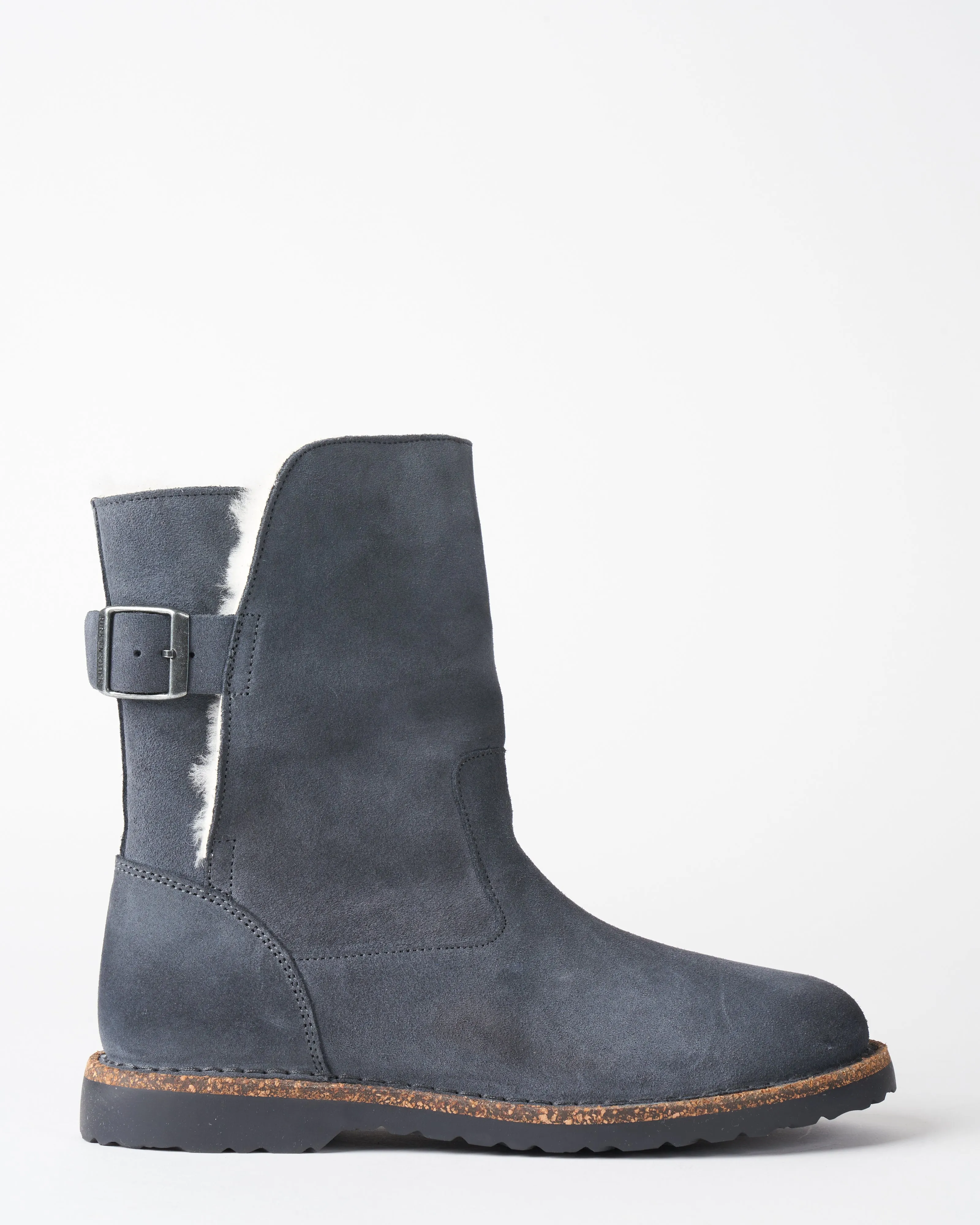 uppsala shearling boot - graphite suede/natural shearling