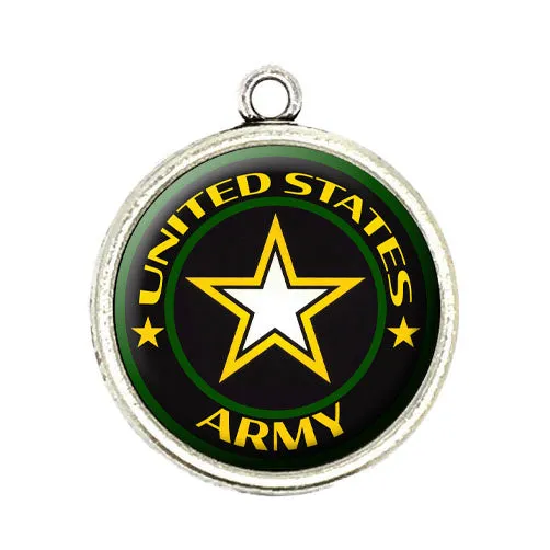 US Military Cabochon Charms