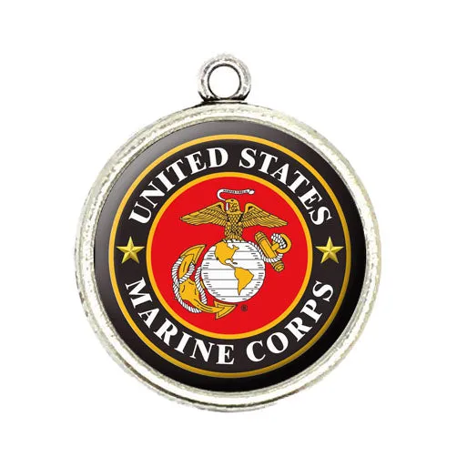 US Military Cabochon Charms