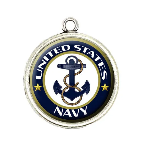 US Military Cabochon Charms