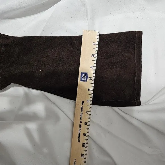 VANELi 7 1/2 M dark brown high heel calf boot