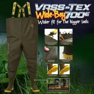 VASS Vass-Tex 700E Wide Boy Chest Waders